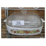 Large Corning Ware Dish & Lid