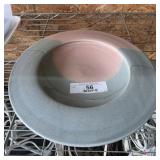 Ornate Glazed Pottery Centerpiece