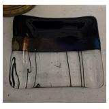 Diachronic Iridescent Glass Tray
