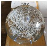 Zimmerman Art Glass Paperweight