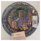 Fenton Carnival Glass Plate