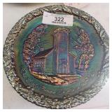 Fenton Carnival Glass Plate