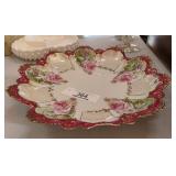 Hand Painted Scalloped Dish