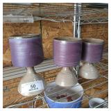 3 Piece Stoneware Candleholder Set