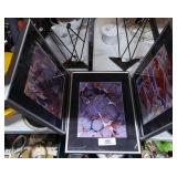 3 Turkish Ebru Framed Art