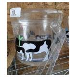 1987 Oneida Holstein Cow Ice Bucket