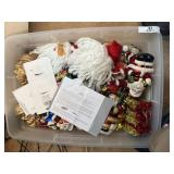 Tote of Christmas Ornaments