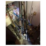 Large Lot of Miscellaneous Fishing Poles