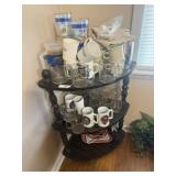 Corner Shelf & Contents