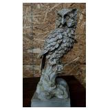 1970's Resin Owl Statue