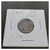 1865 Three Cent Piece