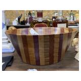 Large Mixed American Hardwood Bowl