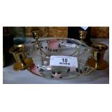 Vintage Glass Centerpiece