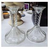 Indiana Glass Candleholders