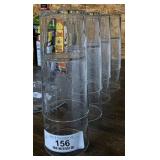 8 Crystal Hi-Ball Glasses