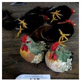 Hand Made Roosters & Hens