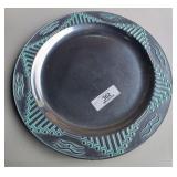 Wilton Ametale Silver & Teal Plate