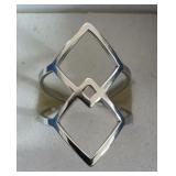 Retro Geometric Design Ring