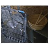 Wooden Salad Bowl & Drying Rack