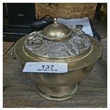 Vintage Korean Brass Hot Pot