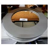 3 Silver Round Mirrors