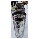 Four 1960's Kimiko Guardian Shield Glasses