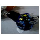 Art Glass Bird Paperweight