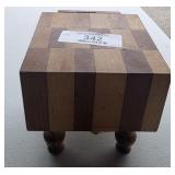 Vintage Butcher Block Cheese Cutting Board