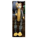 Hand Painted Cat Shelf Sitter Figure