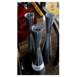 3 MCM Candleholders