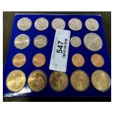 Uncirculated Proof Coin Set