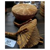 Hand Woven Basket & Sled