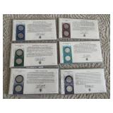6 US Mint Quarter Sets