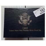 1995 United States Mint Premier Silver Proof Set