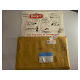 Burger Beer Paper Placemat