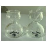 2 Jack Daniels Shot Glasses