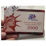 2000 United States Mint Silver Proof Set