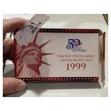 1999 United States Mint Silver Proof Set