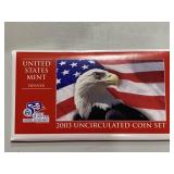 Three US Mint Uncirculated Coin Sets