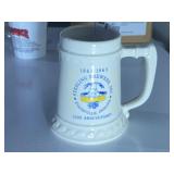 Ceramic Sterling Brewers Beer Stein