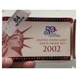 2002 United States Mint Silver Proof Set