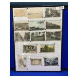 Framed Vintage WWI Post Cards