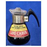 Log Cabin Syrup Dispenser