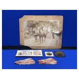 2- Vintage Tin Types, Old Photo & More