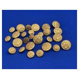 Bag of WWII Eagle Buttons