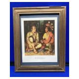 Vintage 'The Chief's Prophecy', 1755 Litho