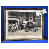 Framed Bogart Picture