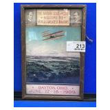Framed Wright Brothers 1909 Picture