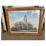 Framed Print of Old Vanderburgh County Courthouse