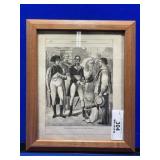 Framed Chatterbox Magazine Print of Napoleon